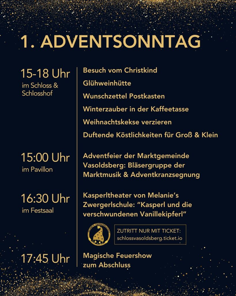 Erstes Adventwochenende: Christkindlmärkte, Konzerte, Eislaufstarts und mehr in Gössendorf, Fernitz-Mellach, Raaba, Kalsdorf und Umgebung