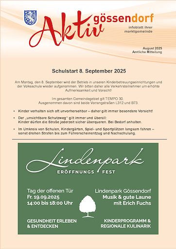 14. Gemeindeaussendung 2025