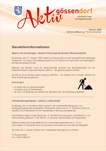 18. Gemeindeaussendung 2025