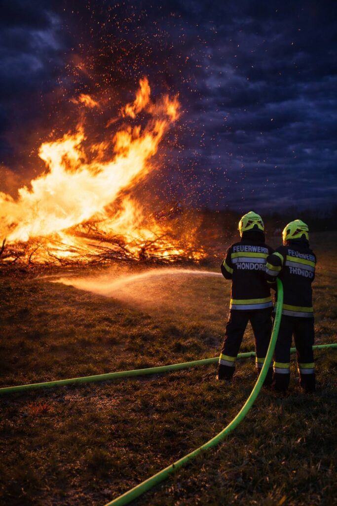 Erfolgreiches Gössendorfer Osterfeuer 2026 – 10 Jahre Brauchtum wiederentfacht!