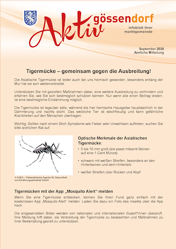 6. Gemeindeaussendung 2026