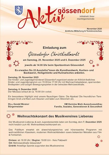 20. Gemeindeaussendung 2025
