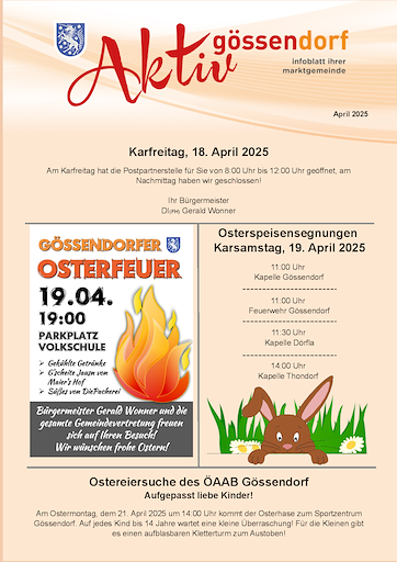 7. Gemeindeaussendung 2025