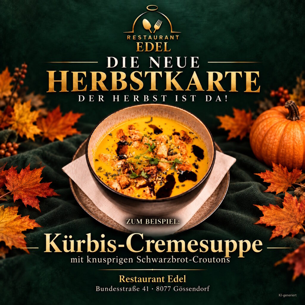 Edel Tasting Night: Neue Herbstkarte wird in Gössendorf präsentiert