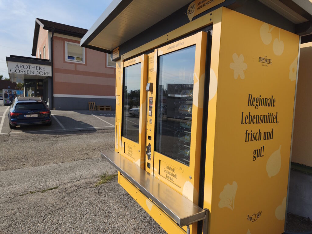 Beliebte Hofveitl-24h-Automaten in Gössendorf und Haselsdorf an neuen Standorten