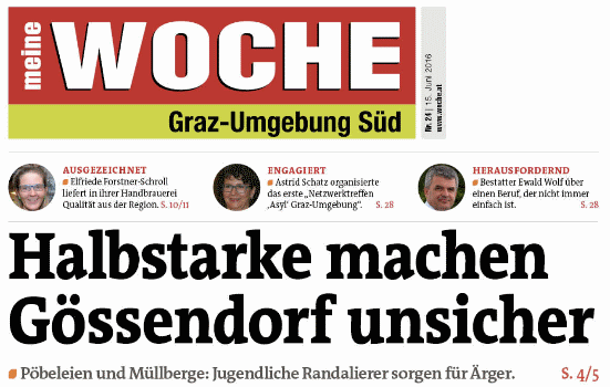 Vandalen fallen in friedlichen Ort ein