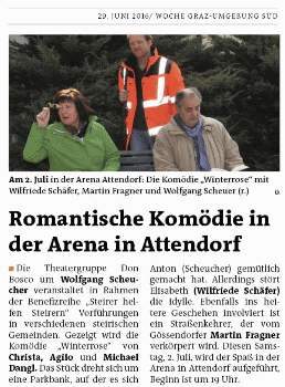 Romantische Komödie in der Arena in Attendorf