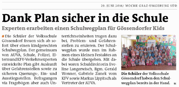 Dank Plan sicher in die Schule