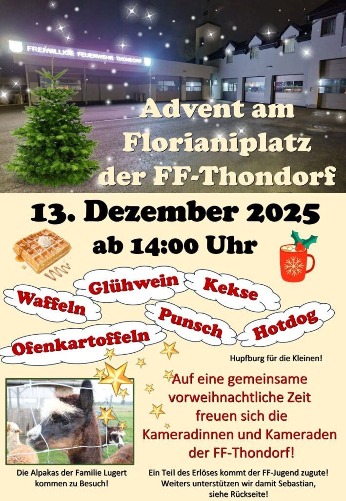 Advent am Florianiplatz 2026 – Freiwillige Feuerwehr Thondorf