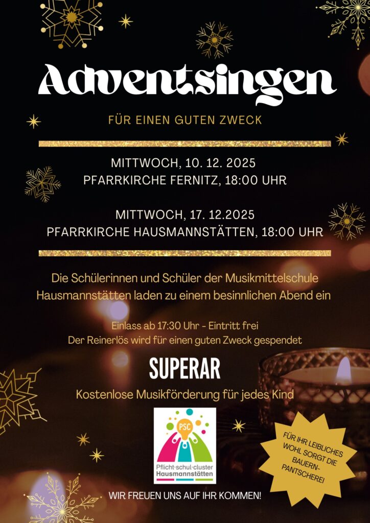 Erstes Adventwochenende: Christkindlmärkte, Konzerte, Eislaufstarts und mehr in Gössendorf, Fernitz-Mellach, Raaba, Kalsdorf und Umgebung