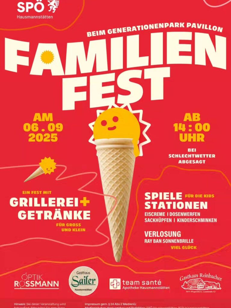 Viel los von 5. bis 7. September – 25 Tipps für Feste, Sport, Kultur & mehr rund um Gössendorf und Fernitz-Mellach