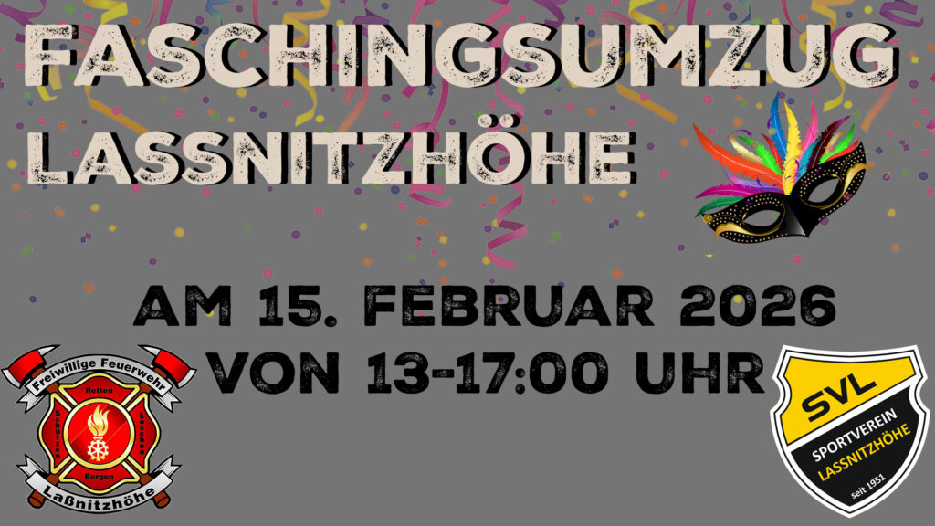 Alles Fasching – Terminübersicht 2026 Graz-Umgebung Süd