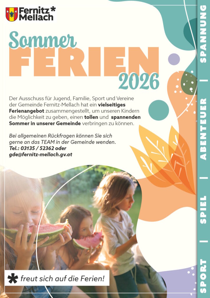 Sommercamps 2026 in Gössendorf, Hausmannstätten, Kalsdorf, Fernitz-Mellach Raaba-Grambach und Umgebung
