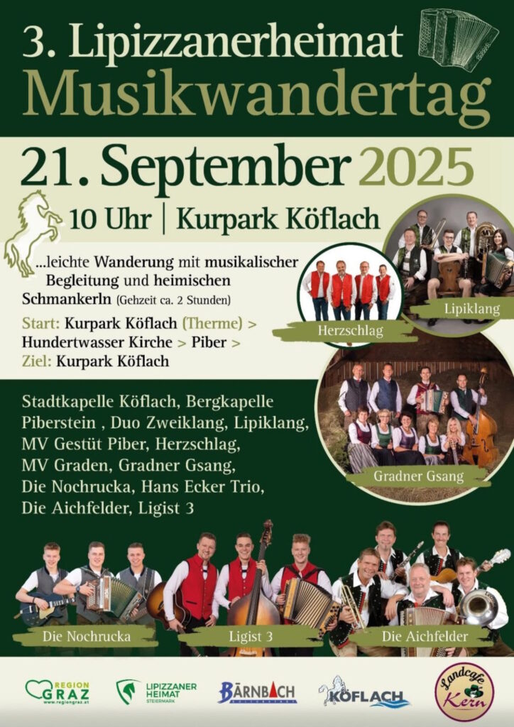 Viel los von 5. bis 7. September – 25 Tipps für Feste, Sport, Kultur & mehr rund um Gössendorf und Fernitz-Mellach