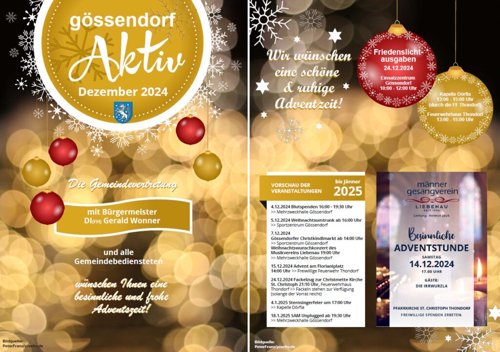 Gemeindezeitung Gössendorf – Dezember 2024