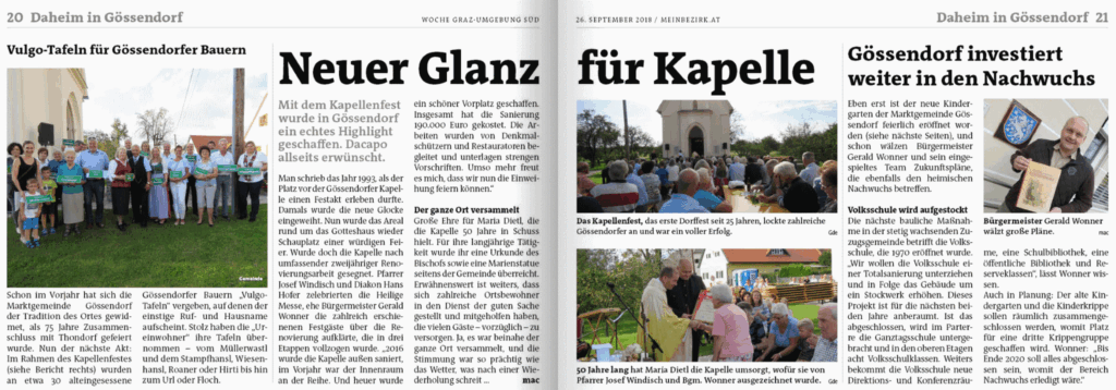 Ortsreportage: Kapelle