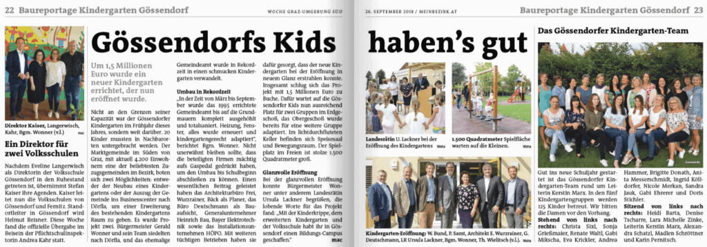 Ortsreportage: Kindergarten-Team
