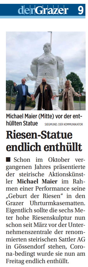 Sattler-Statue in Gössendorf