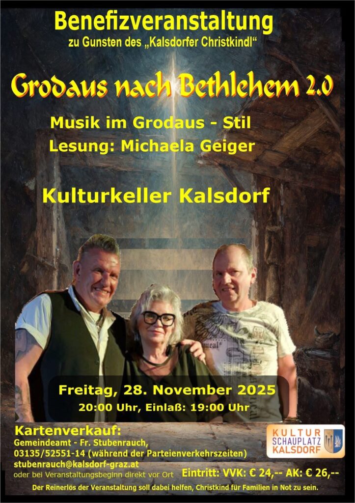 Erstes Adventwochenende: Christkindlmärkte, Konzerte, Eislaufstarts und mehr in Gössendorf, Fernitz-Mellach, Raaba, Kalsdorf und Umgebung