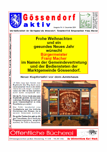 Gemeindezeitung 2004 · Dezember