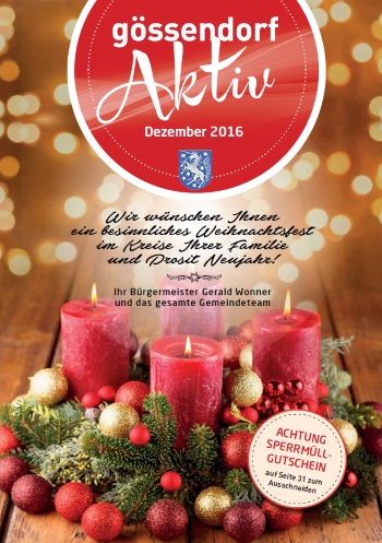 Gemeindezeitung 2016 · Dezember