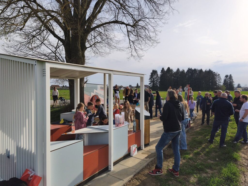 Offizielle Eröffnung Jugend. Info. Meeting. Point. Gössendorf