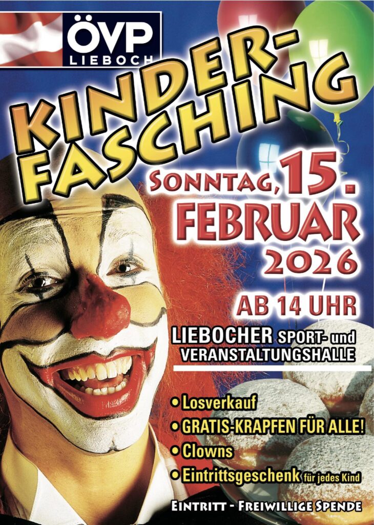 Alles Fasching – Terminübersicht 2026 Graz-Umgebung Süd