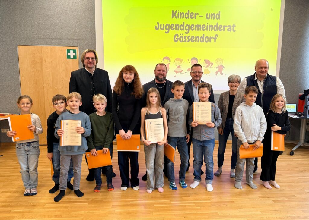 Neuer Kinder- und Jugendgemeinderat in Gössendorf angelobt