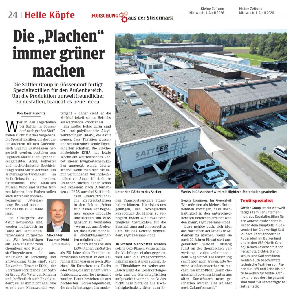 Forschung aus der Steiermark: Innovationen der Sattler Group