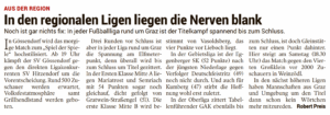 Kleine Zeitung 25.05. – SV Gössendorf Meisterschaftsfinale