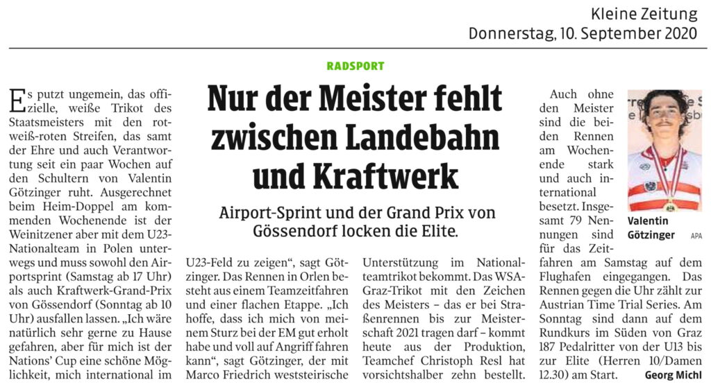 Kraftwerks GP Gössendorf