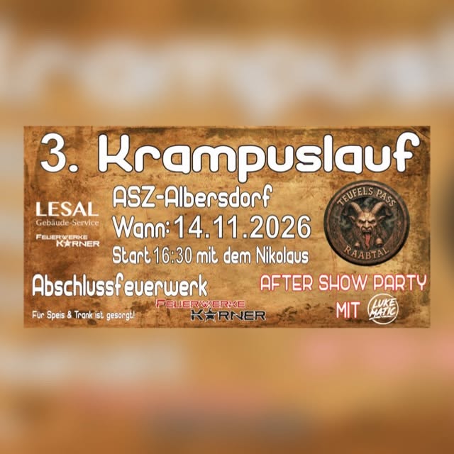 Alle Krampusläufe und Perchtenläufe 2026 in der Steiermark