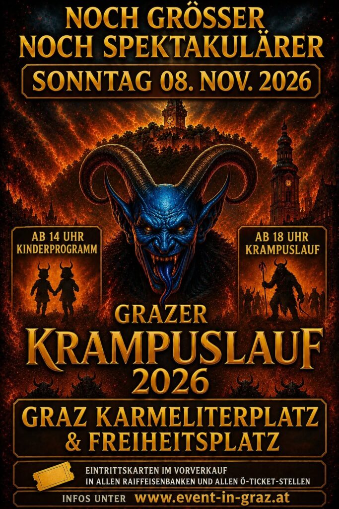 Alle Krampusläufe und Perchtenläufe 2026 in der Steiermark