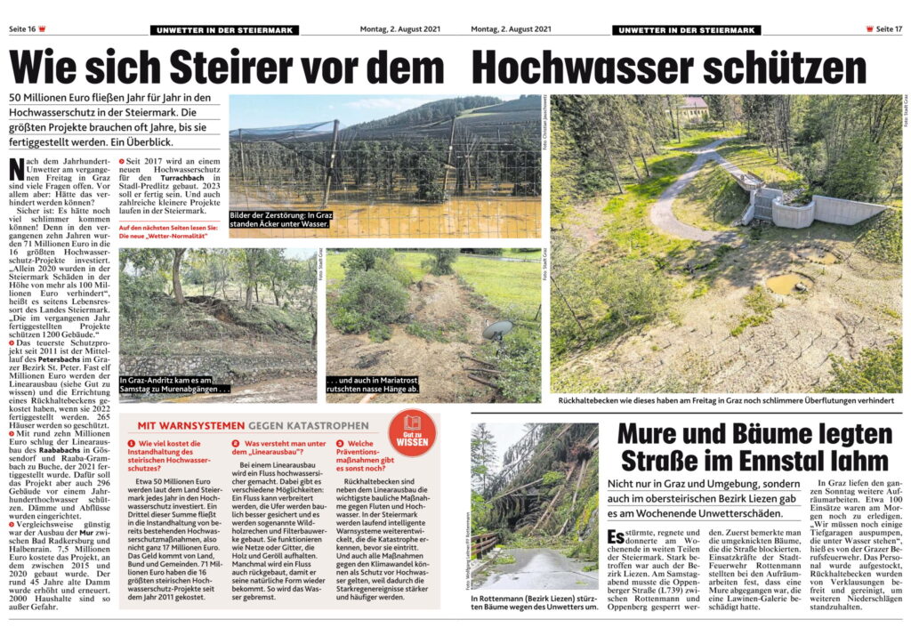 Hochwasserschutz Gössendorf