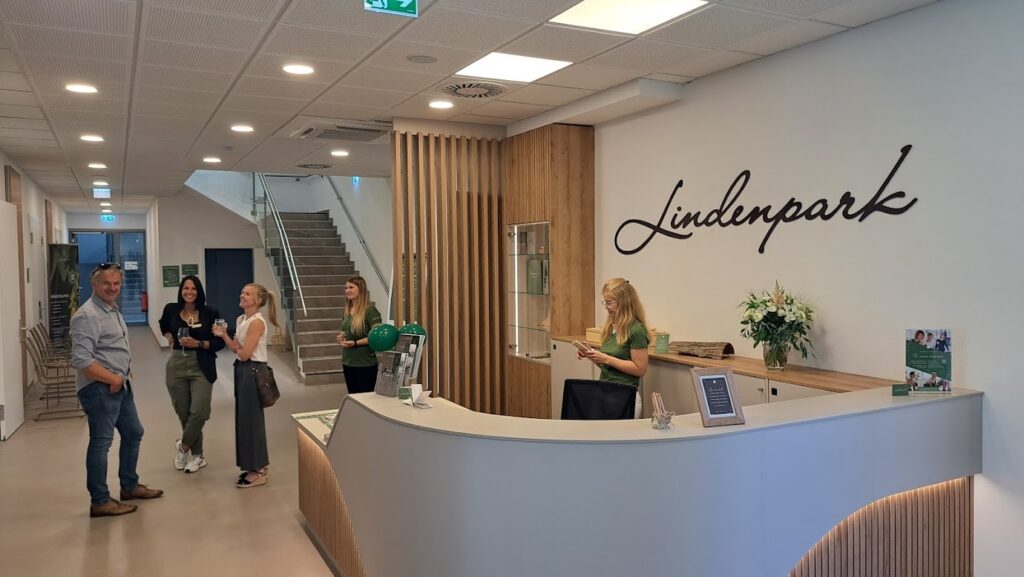 Empfangsbereich im Lindenpark