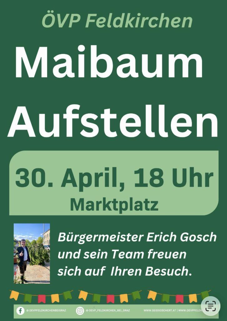 Maibaumaufstellen, Motorradweihe, Wandertage & Florianifeste – Start in den Mai in GU-Süd