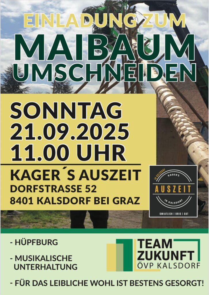 19. bis 21. September – Herbstliche Veranstaltungshighlights in Gössendorf und Umgebung