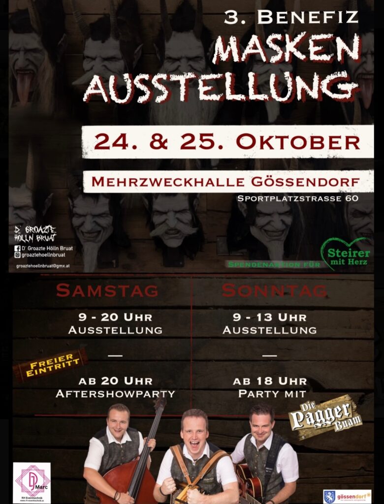 Veranstaltungen Herbstübersicht Gössendorf, Fernitz-Mellach, Hausmannstätten, Vasoldsberg, Raaba-Grambach & Hart bei Graz sowie Umgebung