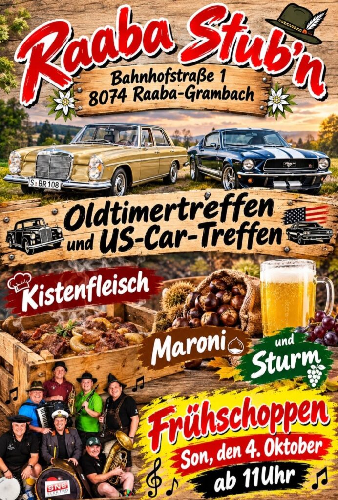 Veranstaltungen Herbstübersicht Gössendorf, Fernitz-Mellach, Hausmannstätten, Vasoldsberg, Raaba-Grambach & Hart bei Graz sowie Umgebung