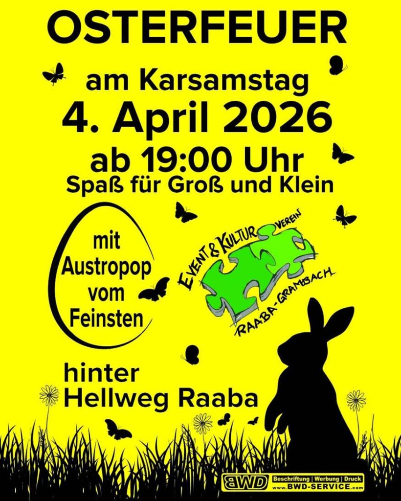 Osterfeuer 2026 in Graz-Umgebung – Von Brauchtum bis Party