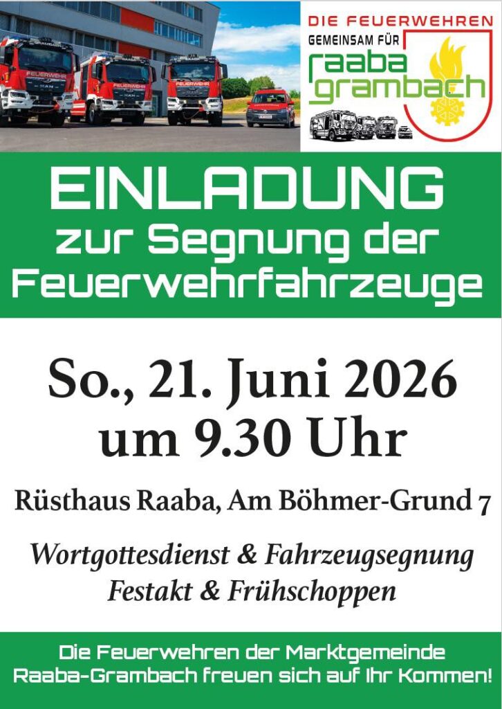 Feuerwehr-Sommerfeste 2026: Die wichtigsten Termine in Graz-Umgebung und darüber hinaus