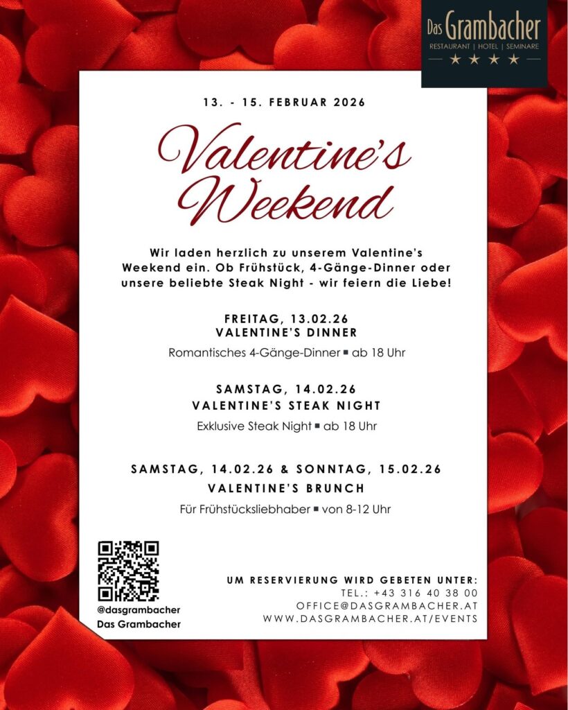 Valentinstag & Heringsschmaus 2026 – Romantische Dinner und mehr in der Region GU-Süd