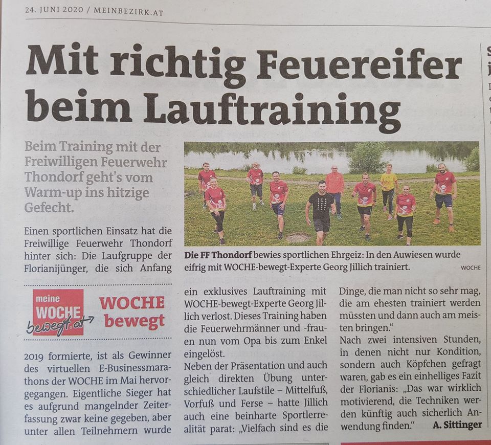 Lauftraining FF Thondorf