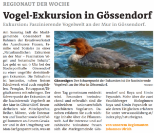 Vogelexkursion