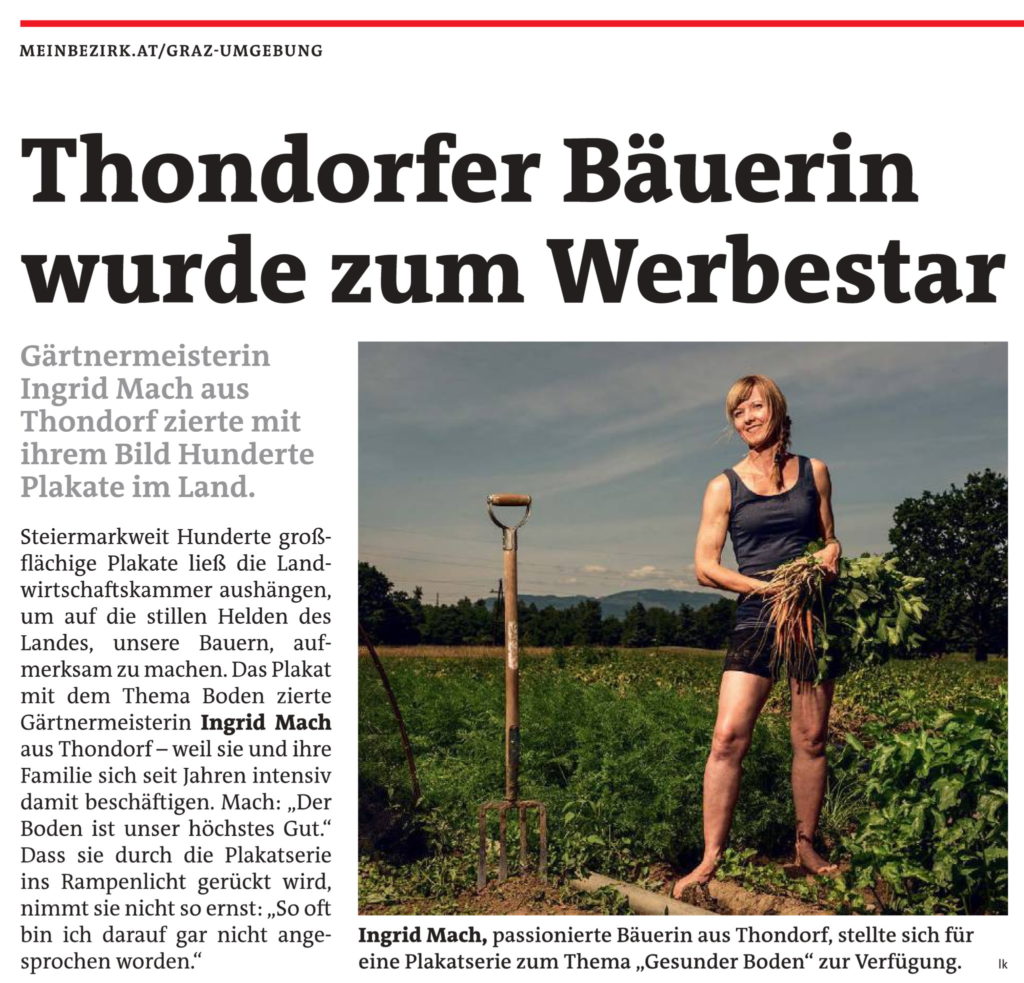 Ingrid Mach aus Thondorf wird zum Werbestar